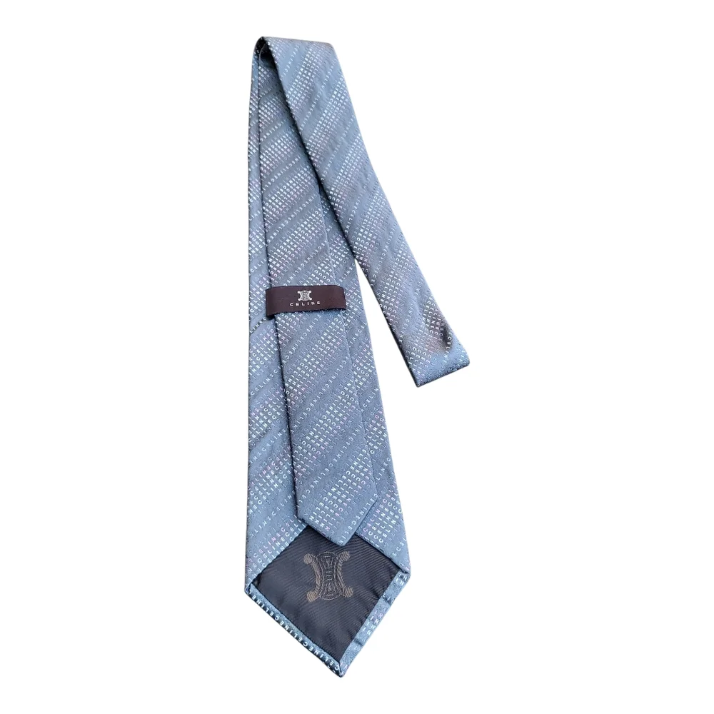 Celine Grey Patterned Men's Tie